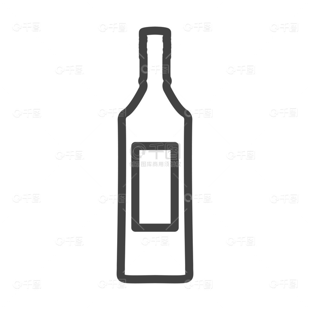 透明容器中的设计之美 瓶装与玻璃饮料图标的视觉叙事